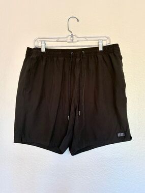O'Neill Black Athletic Drawstring Board Shorts Size XL Athletic Coastal